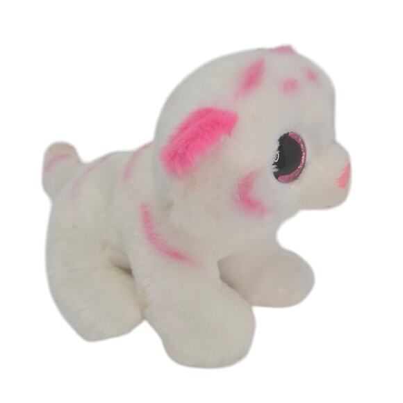 Ty Tabor White Tiger Pink Stripes Beanie Baby VelveTy‎ Stuffed Animal Plush 6" - Picture 4 of 10
